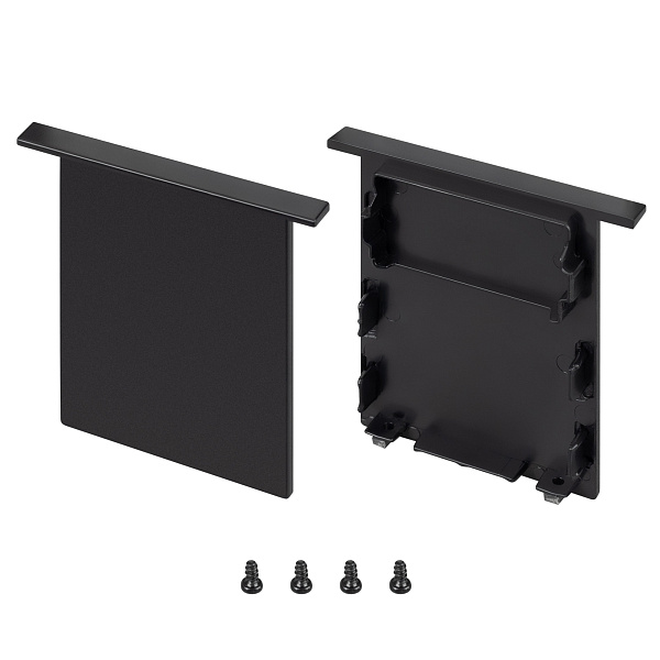 Заглушка SL-LINIA52-3L-F-MIDDLE BLACK глухая (Arlight, Пластик) Lednikoff