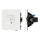 Механизм компьютерной розетки SCT-TENDO-MPC1-SFPL-WH (RJ-45, CAT6) (Arlight, Матовый белый) Lednikoff