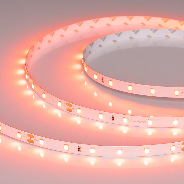 Светодиодная лента RT-A60-8mm 24V Carrot (4.8 W/m, IP20, 5m) (Arlight, -) Lednikoff