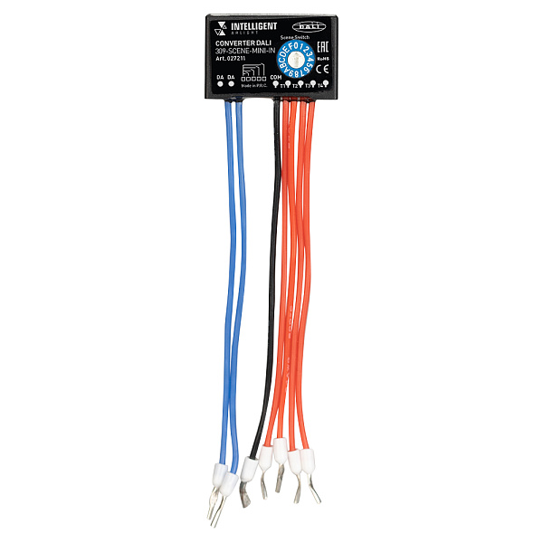 INTELLIGENT ARLIGHT Конвертер DALI-309-SCENES-MINI-IN (DALI bus) (IARL, Пластик) Lednikoff