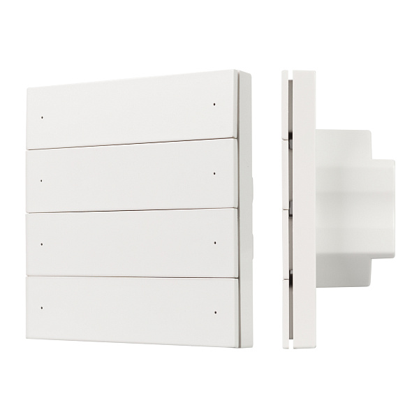 INTELLIGENT ARLIGHT Кнопочная панель SMART-ZB-801-22-1G-8SC-MULTI-IN White (230V) (IARL, IP20 Пластик, 5 лет) Lednikoff