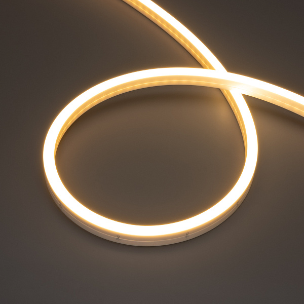 Светодиодная лента герметичная NOVA-SIDE-PU-B84-12x20mm 24V RGB-Warm (15 W/m, IP68, 5m, wire x2) (Arlight, Полиуретан)