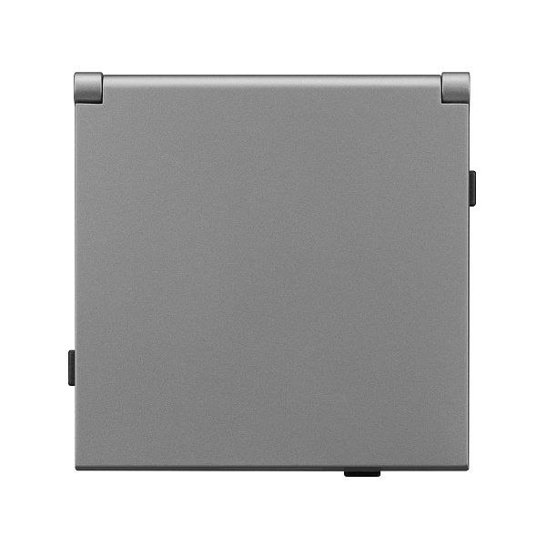 Механизм розетки влагозащищённый SCT-TENDO-MCP-PL-GR (230V, 16A) (Arlight, Графитовый) Lednikoff