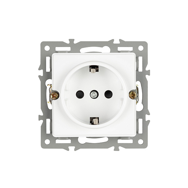 Механизм электрической розетки SCT-GP-MEU-PL-WH (250V, 16A) (Arlight, -) Lednikoff