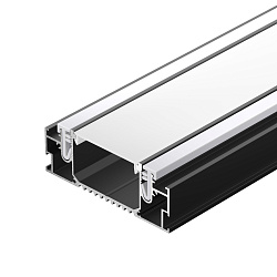 Профиль STRETCH-41-CEIL-CENTER-2000 BLACK (Arlight, Алюминий)