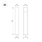 Светильник LGD-SEKVOYA-BOLL-H900-11W Warm3000 (BK, 120 deg, 230V) (Arlight, IP65 Металл, 3 года) Lednikoff