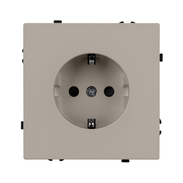 Механизм электрической розетки SCT-NOBE-MEU1-SFPL-CA (230V, 16A) (Arlight, Кашемир) Lednikoff