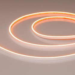 Светодиодная лента герметичная VELA-M240-2.5x6mm 24V Warm2400 (5 W/m, IP65, 5m) (Arlight, узкая)