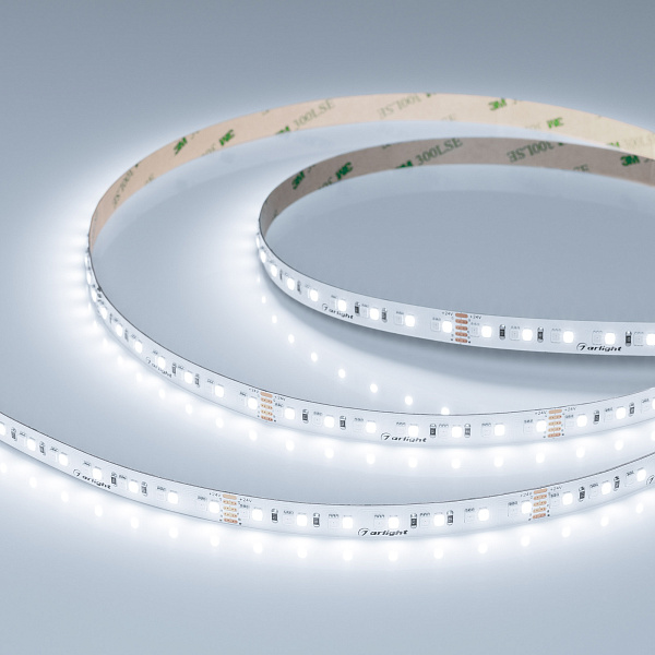 Светодиодная лента RT-A168-10mm 24V RGBW-White (20 W/m, IP20, 5m) (Arlight, высок.эфф.150 лм/Вт) Lednikoff