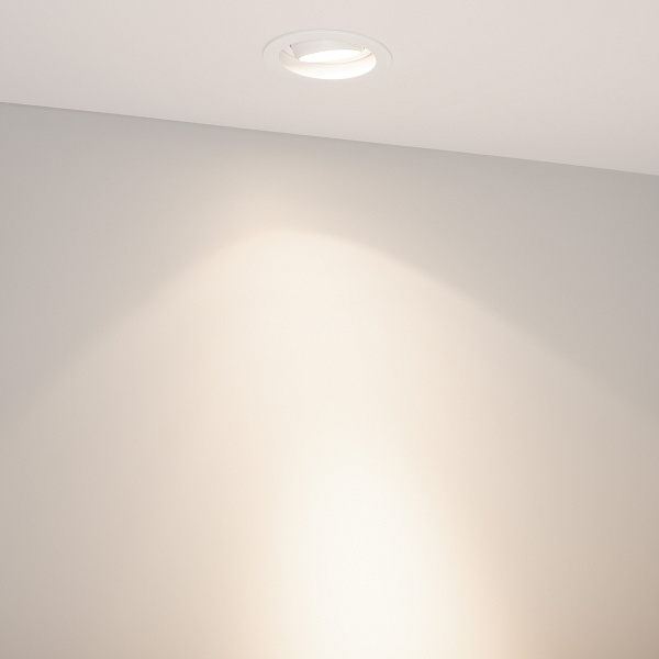 Светильник MS-VORTEX-BUILT-R90-12W Day4000 (WH-WH, 20 deg, 230V) (Arlight, IP20 Металл, 5 лет) Lednikoff