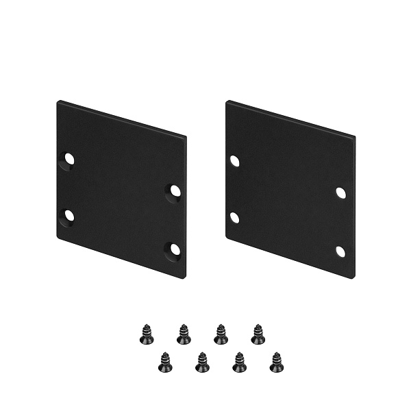 Заглушка LINE-S-3535 BLACK глухая (Arlight, Металл) Lednikoff