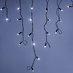 Светодиодная гирлянда ARD-EDGE-PRO-4000x600-BLACK-128LED-MILK-STD White (230V, 8W) (Ardecoled, IP65)