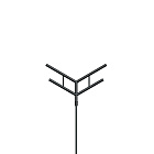 Кронштейн OXOR-SY4-1800x108-L1000 BLACK (Arlight, Сталь) Lednikoff