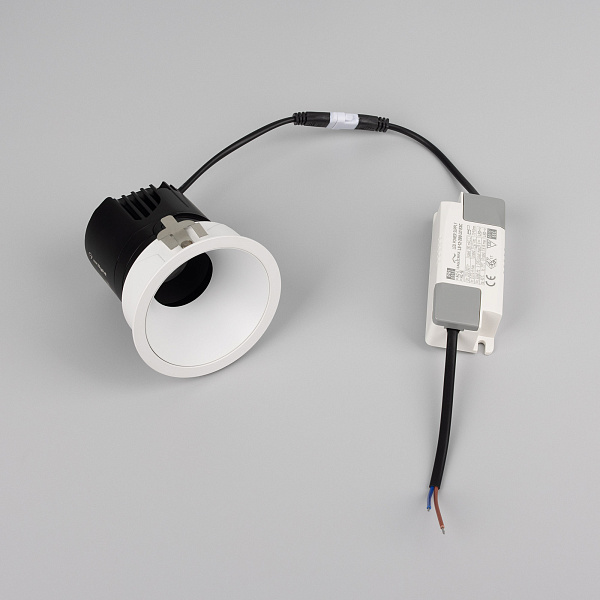 Светильник MS-ARADO-BUILT-R75-12W Warm2700 (WH-WH, 24 deg, 230V) (Arlight, IP20 Металл, 5 лет) Lednikoff