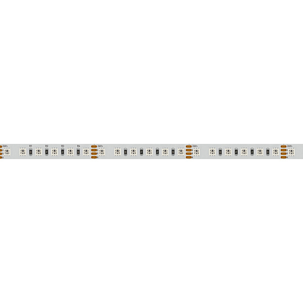 Светодиодная лента RT 2-5000 24V RGB 8mm (3838, 120 LED/m, LUX) (Arlight, 11 Вт/м, IP20) Lednikoff