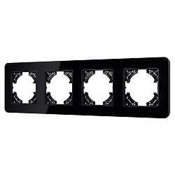 Рамка стеклянная FRM-OMALI-GS-4-BK (Arlight, -)