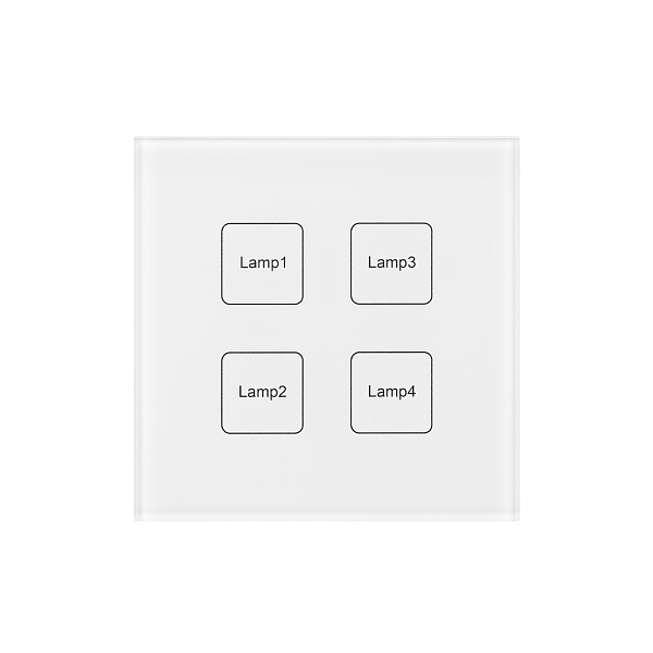 INTELLIGENT ARLIGHT Сенсорная панель DALI-901-11-ADDR-DIM-DT6-IN White (BUS) (IARL, IP20 Пластик, 3 года) Lednikoff