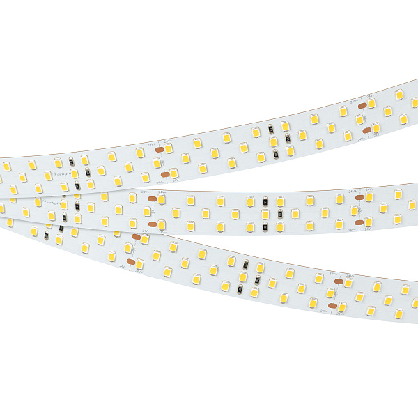 Светодиодная лента RT-A252-19mm 24V Warm3000 (27 W/m, IP20, 2835, 5m) (Arlight, Открытый) Lednikoff