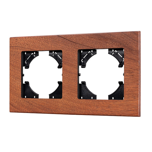 Рамка из натурального дерева FRM-XSILO-WD-2-NL (Arlight, -) Lednikoff