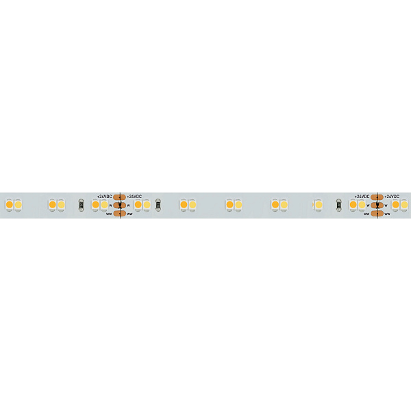 Светодиодная лента RT 6-5000 24V White-MIX 2x (3528, 120 LED/m, LUX) (Arlight, 9.6 Вт/м, IP20) Lednikoff