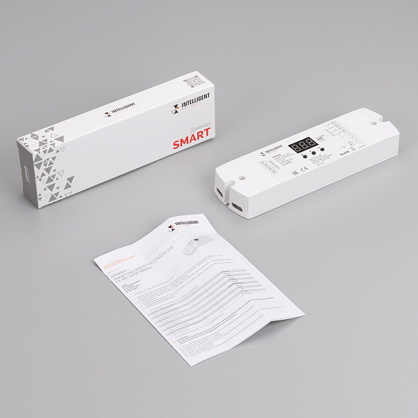INTELLIGENT ARLIGHT Диммер SMART-DALI-204-72-SH-DT6/DT8-SUF (12-48V, 4x150-500mA) (IARL, IP20 Пластик, 5 лет) Lednikoff