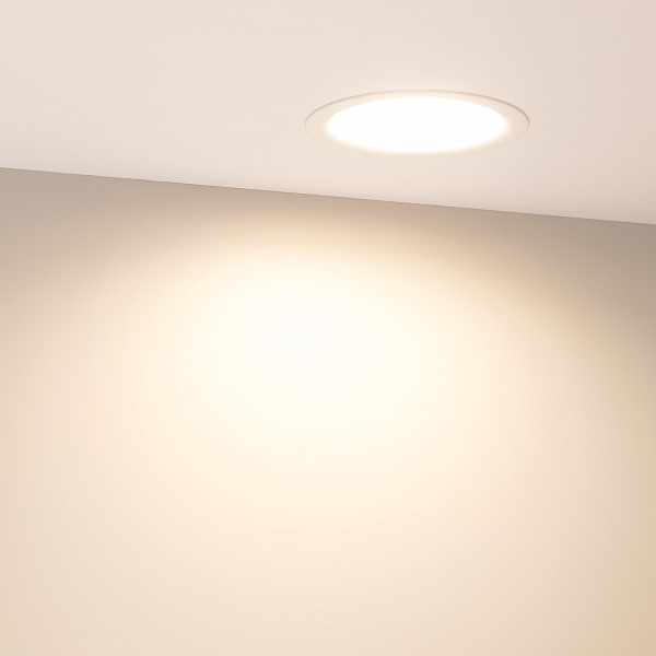 Светильник MS-BLIZZARD-BUILT-R115-10W Warm3000 (WH, 100 deg, 230V) (Arlight, IP20 Металл, 3 года) Lednikoff