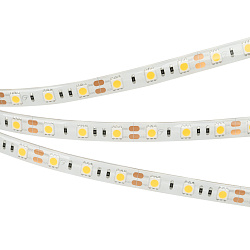 Светодиодная лента RTW 2-5000SE 12V Warm 2x (5060, 300 LED, LUX) (Arlight, 14.4 Вт/м, IP65)
