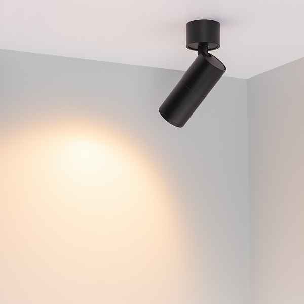 Светильник SP-ARTEMIS-SURFACE-FLAP-R55-12W Warm2700 (BK, 8-80 deg, 230V) (Arlight, IP20 Металл, 5 лет) Lednikoff