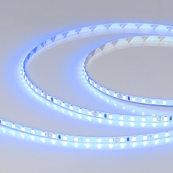 Светодиодная лента RT-A120-5mm 24V Blue (9.6 W/m, IP20, 2835, 5m) (Arlight, 9.6 Вт/м, IP20)