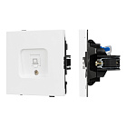Механизм компьютерной розетки SCT-TENDO-MPC1-PL-WH (RJ-45, CAT6) (Arlight, Белый) Lednikoff