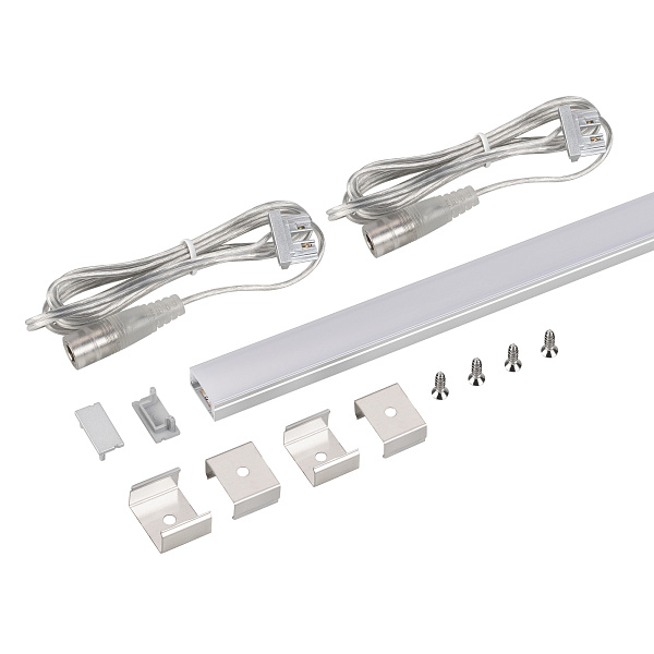 Набор для светодиодной подсветки ARL-KIT-SLIM-FC 24V Day4000 (14 W/m, IP20, 2m) (Arlight, Алюминий+пластик) Lednikoff