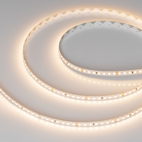 Светодиодная лента UL-A140-8mm 24V Warm3000 (5 W/m, IP20, 5m) (Arlight, 7 лет) Lednikoff
