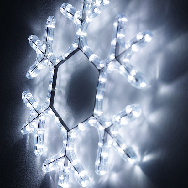 Фигура светодиодная ARD-SNOWFLAKE-M7-450x375-108LED White (230V, 6.5W) (Ardecoled, IP65) Lednikoff