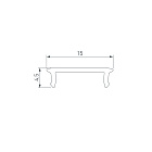 Экран SL-W15-S-2000 CLEAR (Arlight, Пластик) Lednikoff