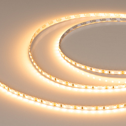 Светодиодная лента RT-A120-5mm 12V Warm2400 (9.6 W/m, IP20, 2835, 5m) (Arlight, 9.6 Вт/м, IP20)