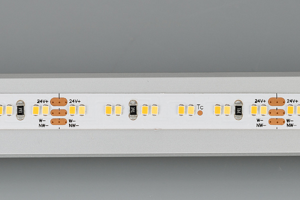 Светодиодная лента MICROLED-5000HP 24V White-MIX 8mm (2216, 240 LED/m, LUX) (Arlight, 19.2 Вт/м, IP20) Lednikoff