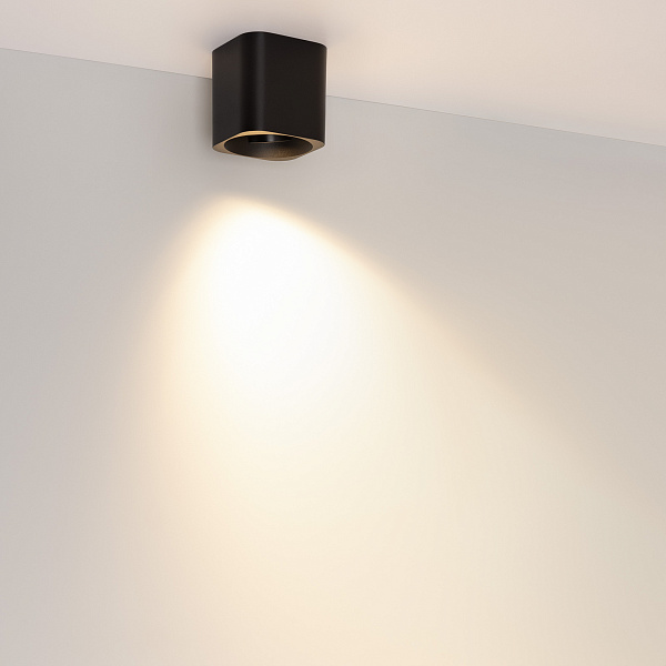 Светильник SP-ACENTO-S95x95-10W Warm3000 (BK, 20-45 deg, 230V) (Arlight, IP20 Металл, 5 лет) Lednikoff