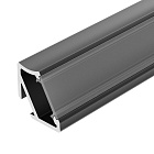 Профиль ALM-V60-2000 ANOD Black (Arlight, Алюминий) Lednikoff