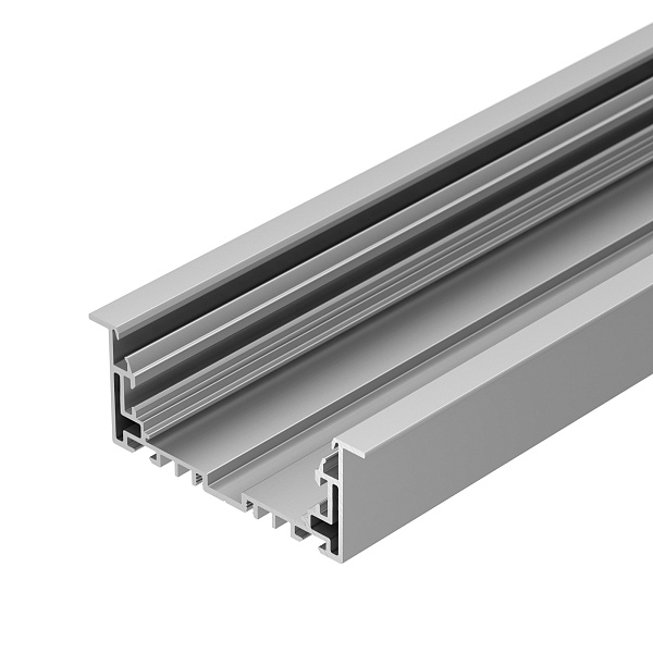 Профиль с экраном S2-LINIA94-F-2500 ANOD+OPAL (Arlight, Алюминий) Lednikoff