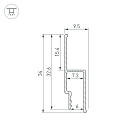 Профиль STRETCH-WALL-TECH-2000 (Arlight, Алюминий) Lednikoff