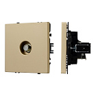 Механизм спутниковой розетки SCT-NOBE-MST1-SFPL-GD (SAT) (Arlight, Золотой песок) Lednikoff