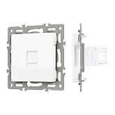 Механизм компьютерной розетки SCT-MPC1-PL-WH (RJ-45, CAT6) (Arlight, -)