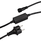 Шнур питания ARD-PRO-FLASH-1.5M Black (230V, 1.6A) (Ardecoled, Закрытый) Lednikoff