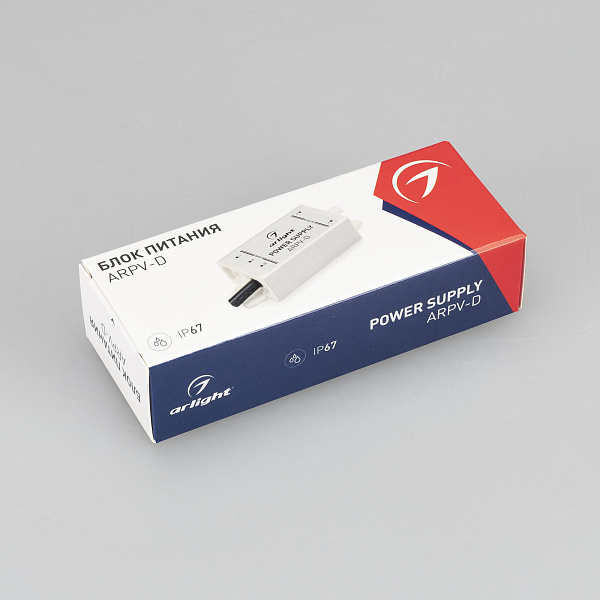 Блок питания ARPV-12010-D (12V, 0.83A, 10W) (Arlight, IP67 Металл, 3 года) Lednikoff