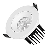 Светильник MS-ATOLL-BUILT-TURN-R94-10W Warm3000 (WH, 60 deg, 230V) (Arlight, IP54 Металл, 5 лет)