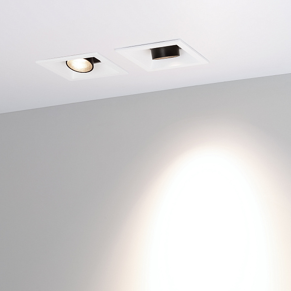 Светильник MS-ORIENT-BUILT-TURN-TC-S67x67-3W Day4000 (BK-BK, 30 deg, 230V) (Arlight, IP20 Металл, 5 лет) Lednikoff