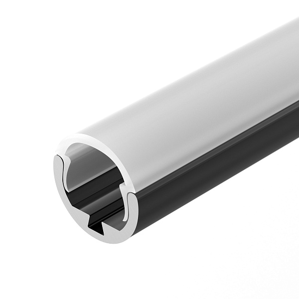 Профиль ROUND-D10.5-2000 ANOD BLACK (Arlight, Алюминий) Lednikoff