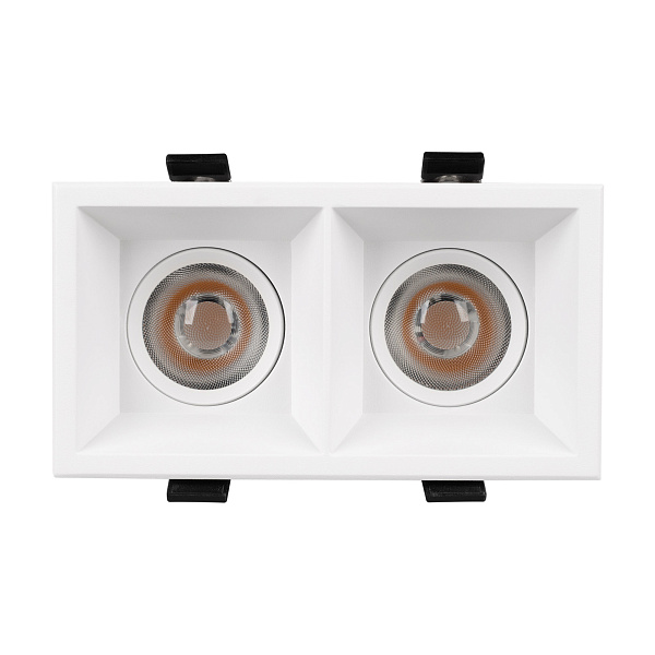 Светильник MS-FLOW-BUILT-S157x85-2x6W Warm3000 (WH, 38 deg, 230V) (Arlight, IP20 Металл, 5 лет) Lednikoff