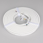 Светодиодная лента герметичная MOONLIGHT-PRO-TOP-X360-13x12mm 24V RGB (12 W/m, IP67, 10m, wire x2) (Arlight, Вывод боковой, 5 лет)