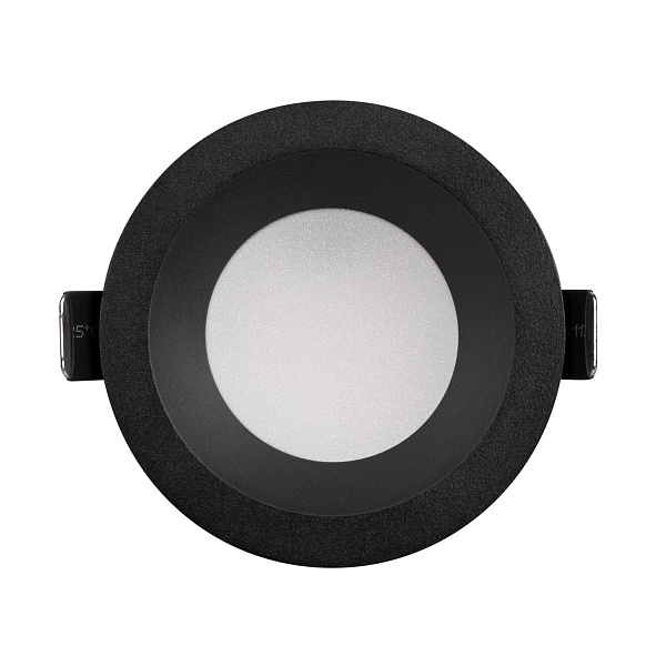 Светильник MS-DROP-BUILT-R84-8W Warm3000 (BK, 85 deg, 230V) (Arlight, IP54 Металл, 5 лет) Lednikoff